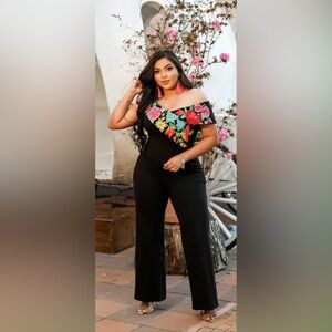 NWOT Guaraxez | Empoderada Black Jumpsuit